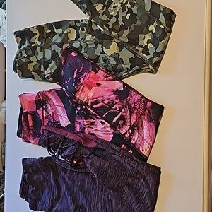 Lot of 3 Women's Leggings Size S